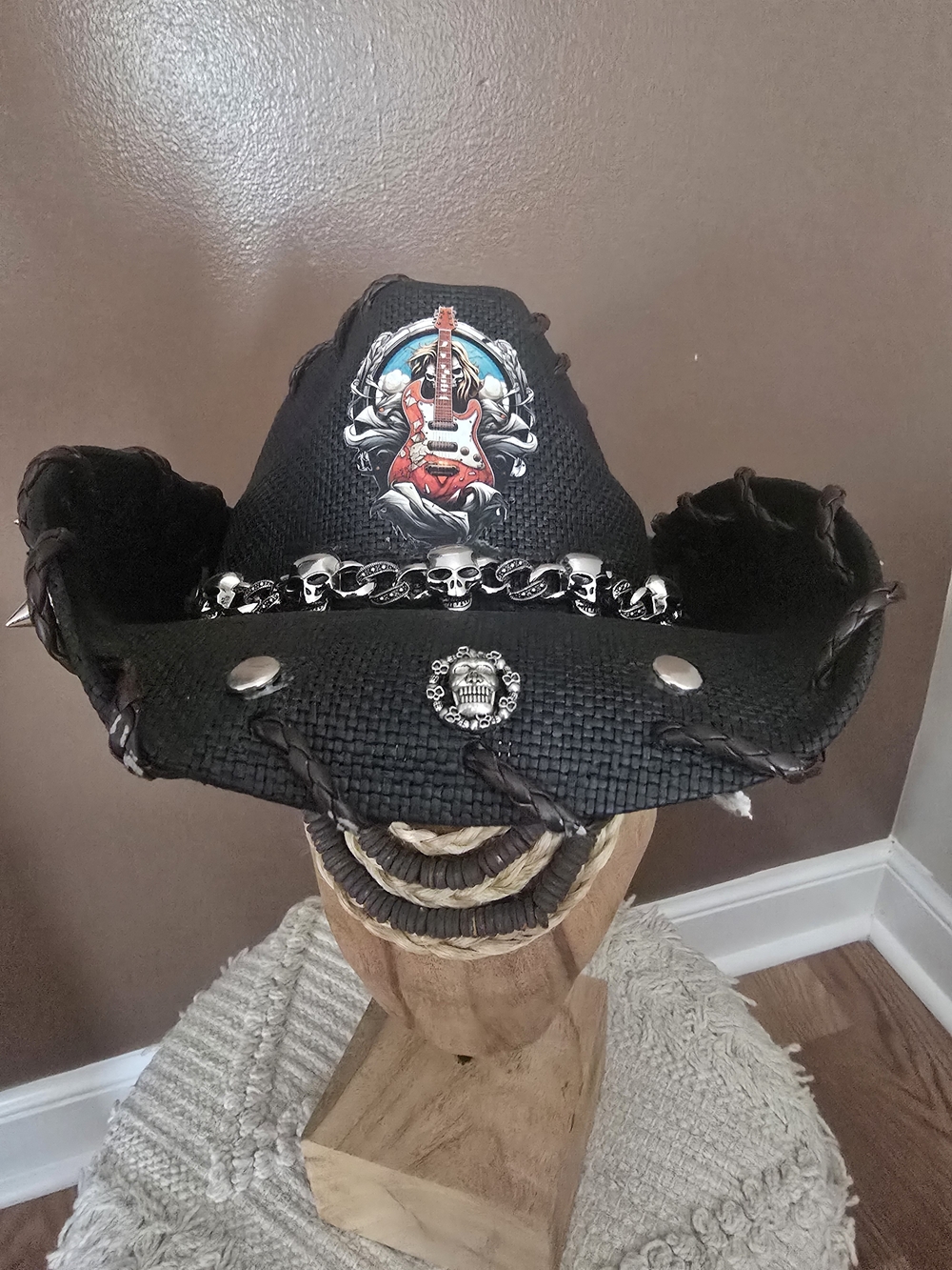 Rocker Studded Cowboy Hat. Brand New! - Picture 11 of 13